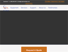 Tablet Screenshot of copierworksjax.com